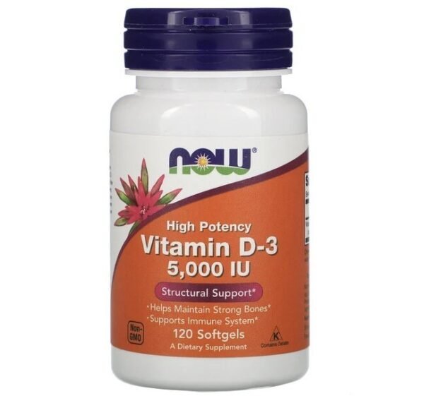 Now Foods D-3 - Vitamin D3 Food untuk Tulang Kuat-5000IU