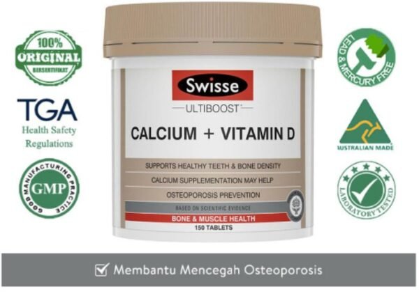Swisse Ultiboost Calcium + Vitamin D - 90 150 tab-3