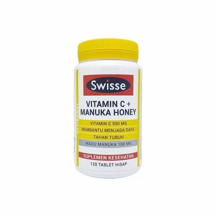 Swisse Ultiboost Vitamin C + Manuka Honey - Asli dari Australia-2