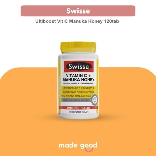 Swisse Ultiboost Vitamin C + Manuka Honey - Asli dari Australia-7
