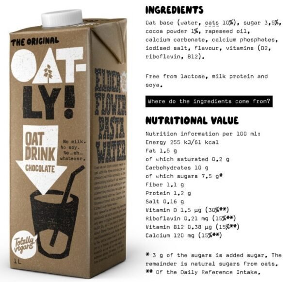 Oatly Oat Milk 1L-3
