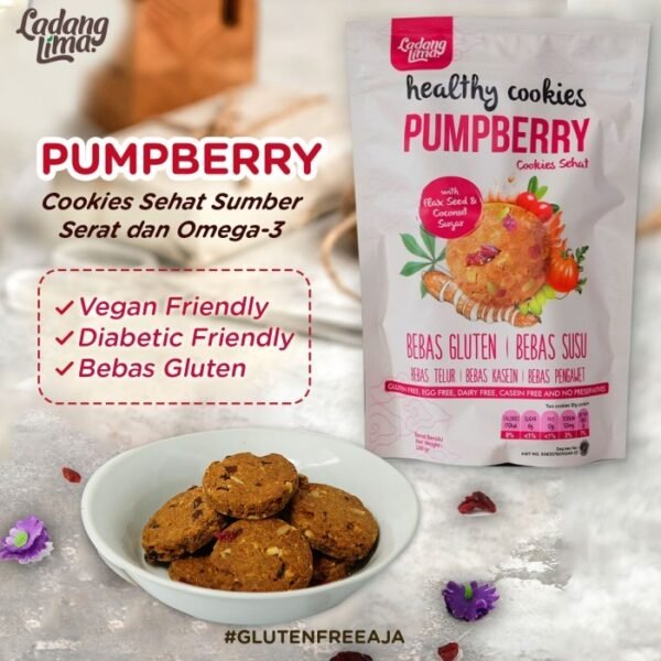 Pumpberry Healthy Cookies 180 gr-2