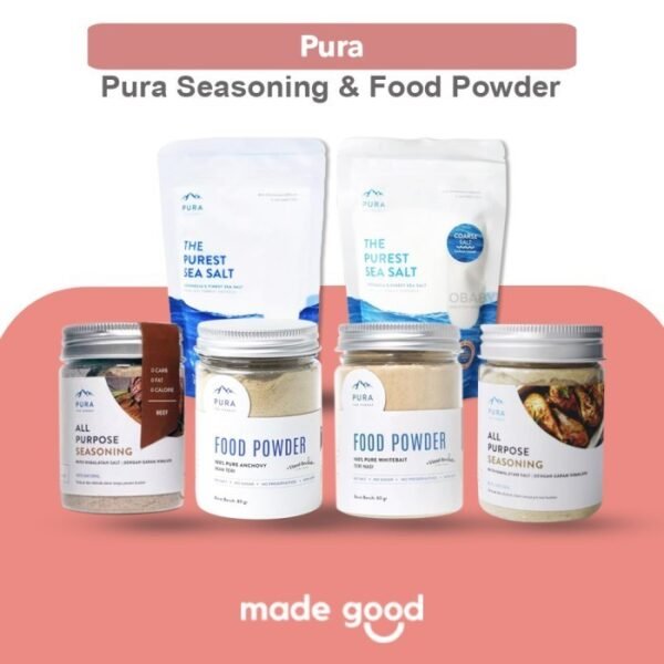 Pura - Sea Salt, Seasoning, Food Powder - Bumbu Himalayan Salt Alami