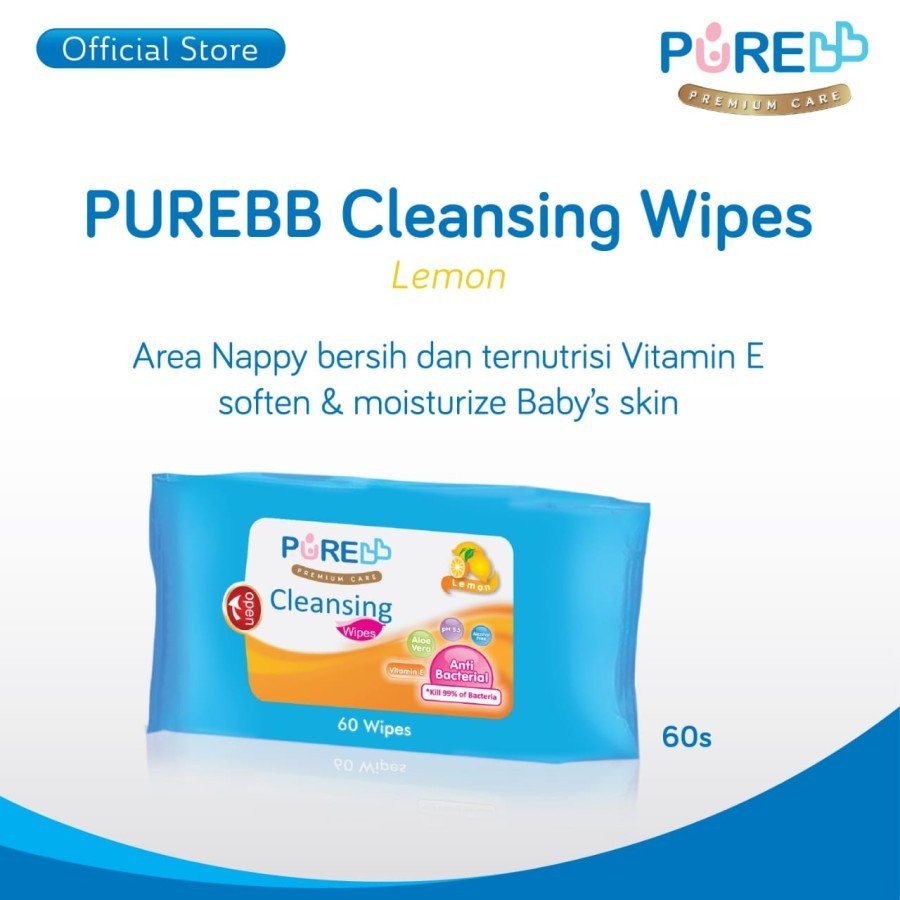 PureBB Cleansing Wipes Pure Baby-2