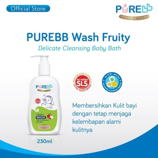 Purebaby Wash Fruity Freshy Shampoo-2