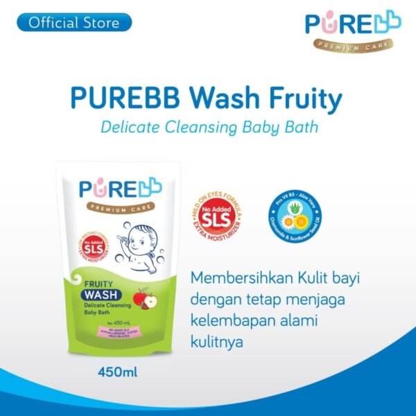 Purebaby Wash Fruity Freshy Shampoo-3