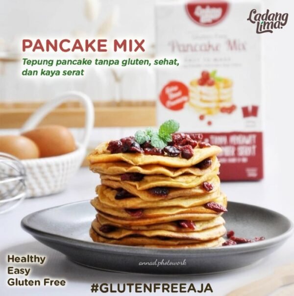 Tepung Pancake Bebas Susu, Gandum, Telur, Sehat 220 gram-2